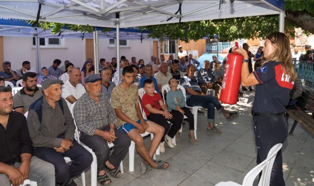 İzmir'de kırsal mahalleler yangına karşı güçleniyor