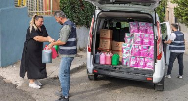 İzmir'de okullara hijyen seti desteği