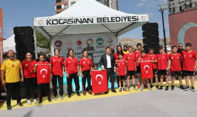 Kayseri Kocasinan'da 75'inci Erva Spor Okulu hizmete açıldı