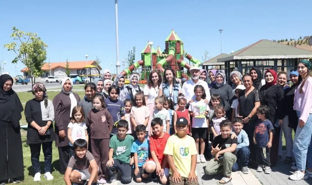 Kayseri Kocasinan'da Erkiler Millet Bahçesi'ne Yeni Kafesinan dokunuşu