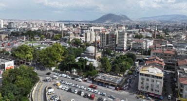 Kayseri Kocasinan'da Kurşunlu Camii'ne ek şadırvan