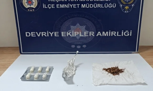 Keşan'da narkotik operasyonu: 2 gözaltı