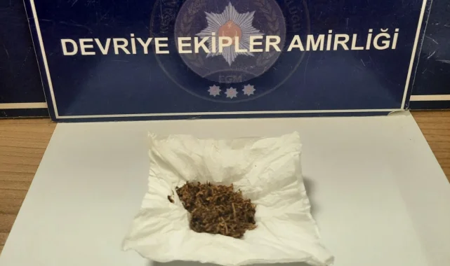 Keşan'da şüpheli şahsın üzerinden uyuşturucu madde çıktı
