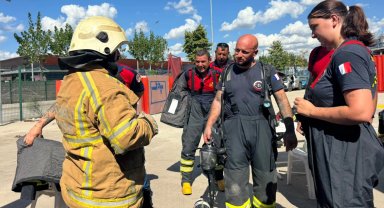 Kocaeli İtfaiyesi'nden Fransa'ya tecrübe köprüsü