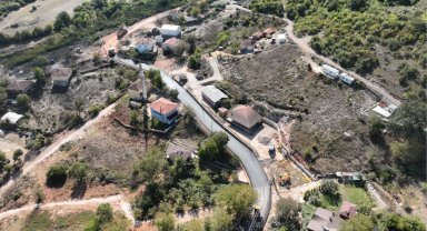 Kocaeli Körfez'de köy yollarına Büyükşehir dokunuşu