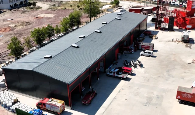 Kocaeli'de İtfaiye Depo Binası tamamlandı