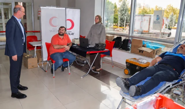 Konya Selçuklu'dan kan bağışına tam destek