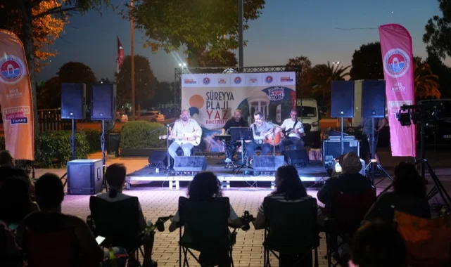 Maltepe plajlarında müzik keyfi
