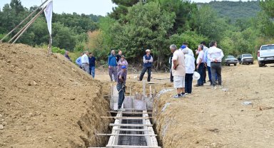 Manisa Gördes Kıranköy'e can suyu olacak gölet