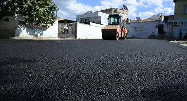 Manisa Salihli'de Çiçek Caddesi yenileniyor