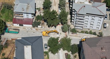 Manisa Soma'ya bin 200 metrelik yağmursuyu hattı