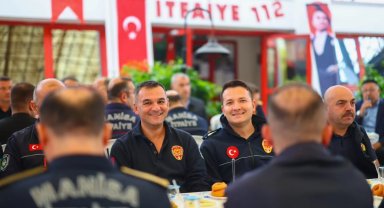 Manisa'da Başkan Dutlulu'dan itfaiye personeline teşekkür