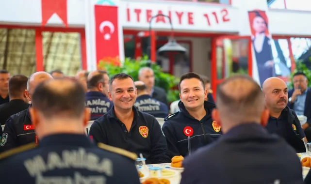 Manisa'da Başkan Dutlulu'dan itfaiye personeline teşekkür