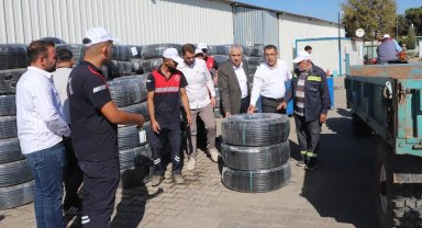 Manisa'da damlama sulama desteği 7 milyon metreyi geçti