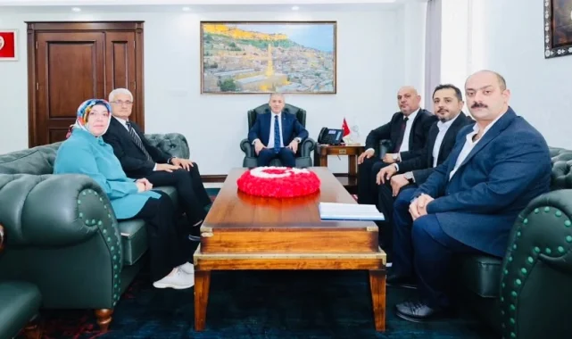 Mardin Engelliler Derneği'nden Vali Akkoyun'a ziyaret