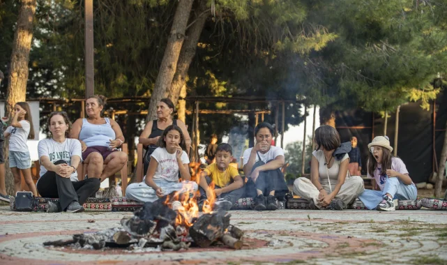 Mersin'de anne ve çocuklar doğayla buluştu