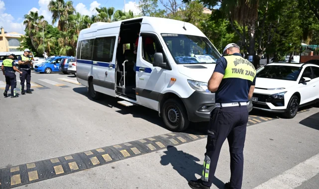 Mersin'de okul servislerine sıkı denetim