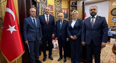 MHP Edirne'den Bahçeli'ye ziyaret