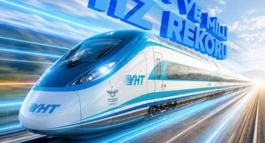 Milli elektrikli hızlı trenden yeni rekor... 250 kilometre hıza ulaştı