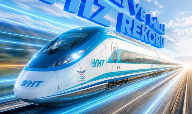 Milli elektrikli hızlı trenden yeni rekor... 250 kilometre hıza ulaştı