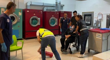 Mudanya Devlet Hastanesi'nde yangın ve tahliye tatbikatı yapıldı