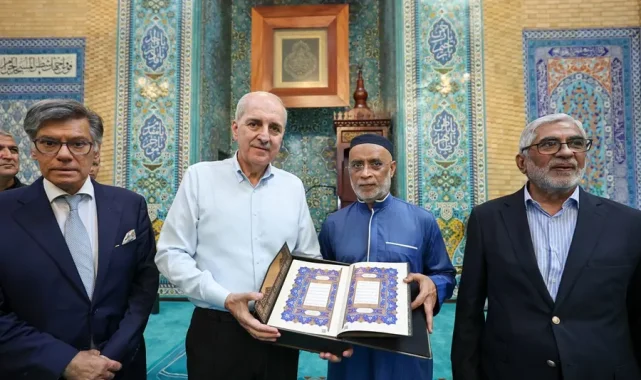 Numan Kurtulmuş'tan Lizbon Merkezi Camii ziyareti