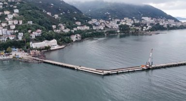 Ordu'da Atatürk Rıhtımı güçlendiriliyor