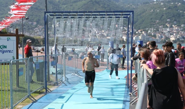Ordu'da triatlon heyecanı