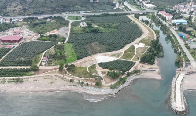 Ordu'da Turnasuyu Kordon Park 2. etap tamamlanıyor