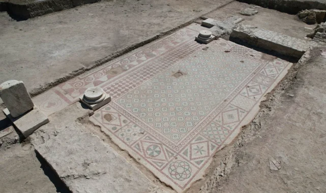 Pompeiopolis'te 105 metrekarelik mozaik bulundu