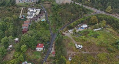 Sakarya Sapanca'da 10 kilometrelik asfalt mesaisi tamamlandı