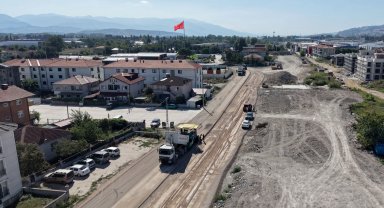 Sakarya'da Hanlı-OSB arası duble yolda çalışmalar hızlandı