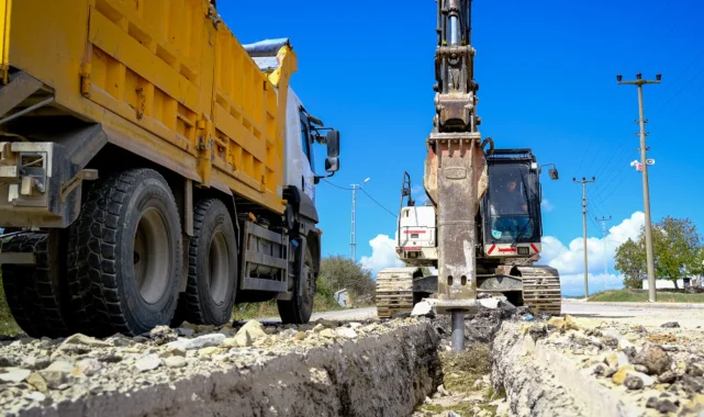 Sakarya'da Kaynarca Kertil'e yeni kanalizasyon hattı
