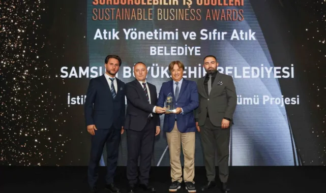 Samsun Büyükşehir'e sürdürülebilirlik ödülü