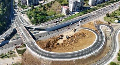 Samsun'da Kenan Şara Kavşağı düzenlemesi trafiği rahatlattı