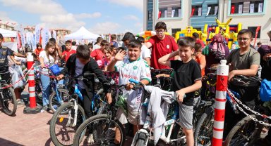 Selçuklu'da pedallar Avrupa Hareketlilik Haftası'na özel çevrildi