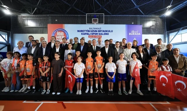 Sultangazi Nurettin Uzun Ortaokulu Spor Salonu yenilendi