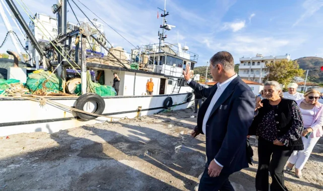 Tepeboz'da balıkçıya destek, çocuklara saha sözü