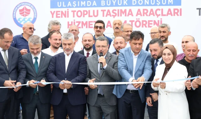 Trabzon'da ulaşım filosu güçleniyor