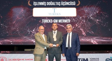 Tureks'e doğal taş ihracatında 4 ödül birden