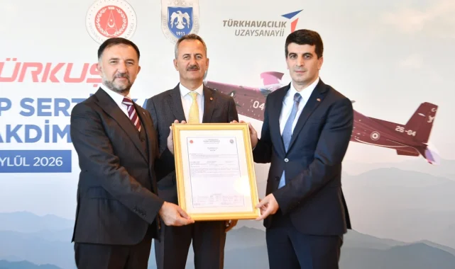 Türk havacılığında tarihi adım... HÜRKUŞ-II'ye Askeri Tip Sertifikası