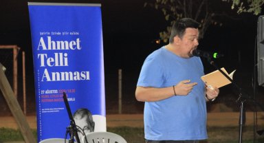 Usta şair Ahmet Telli Nilüfer'de şiirleriyle anıldı