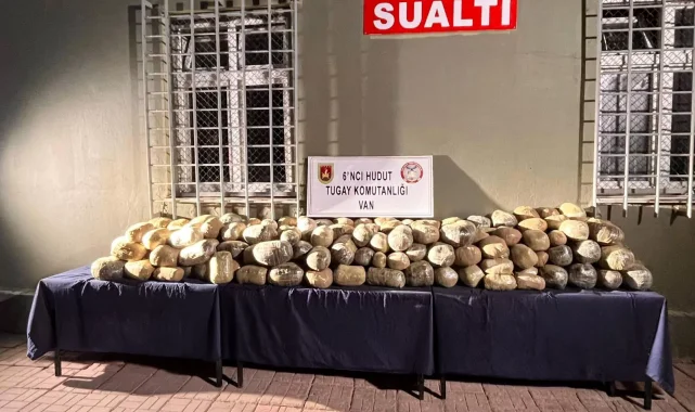 Van sınırında 412 kilogram uyuşturucu ele geçirildi