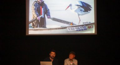 Yaren Leylek ile Adem Amca'nın dostluk öyküsü İzmir'e ulaştı