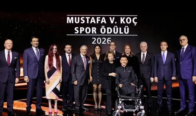 2026 Mustafa V. Koç Spor Ödülü'nün sahibi oldu