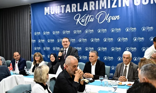 Antalya'da Başkan Uysal, muhtarlarla bir araya geldi