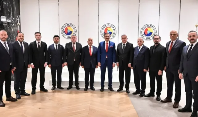 Artvin Ticaret Borsası'ndan Hisarcıklıoğlu'na ziyaret