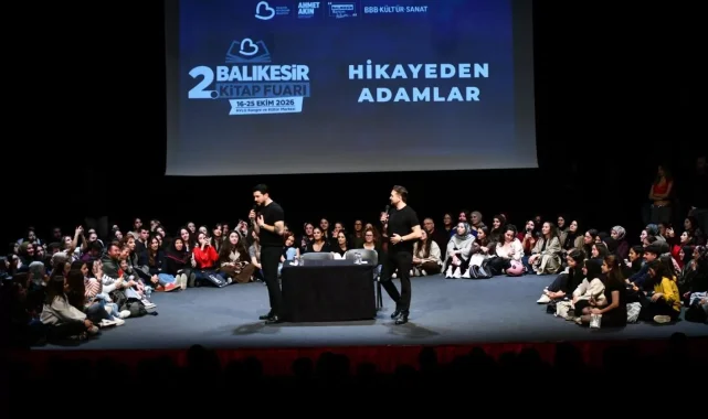 Balıkesir Kitap Fuarı'nda 'Hİkâyeden Adamlar'a yoğun ilgi