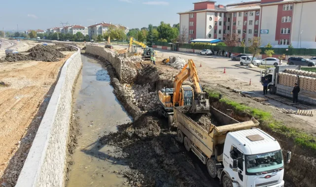 Bursa Büyükşehir'den Nilüfer'de kapsamlı dere ıslahı