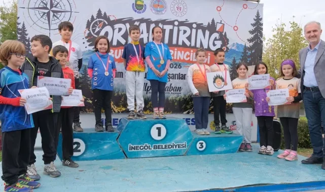 Bursa İnegöl'de oryantiring heyecanı
